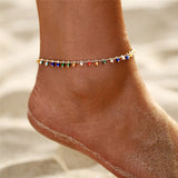 IF YOU Bohimia Sea Turtles Anklet Vintage For Women Summer Beach BOHO Bracelet on Leg Chain Foot Anklets Jewelry Drop shipping